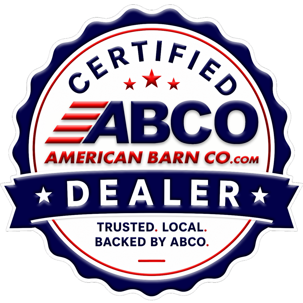 Certified American Barn Co dealer